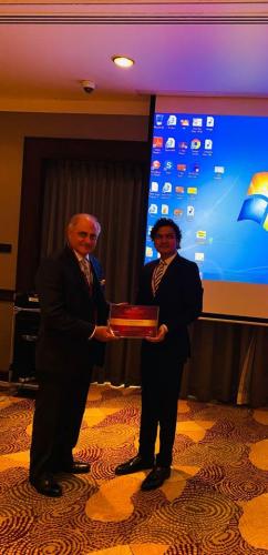 Best Speaker Award at Euroscicon held at Singapore